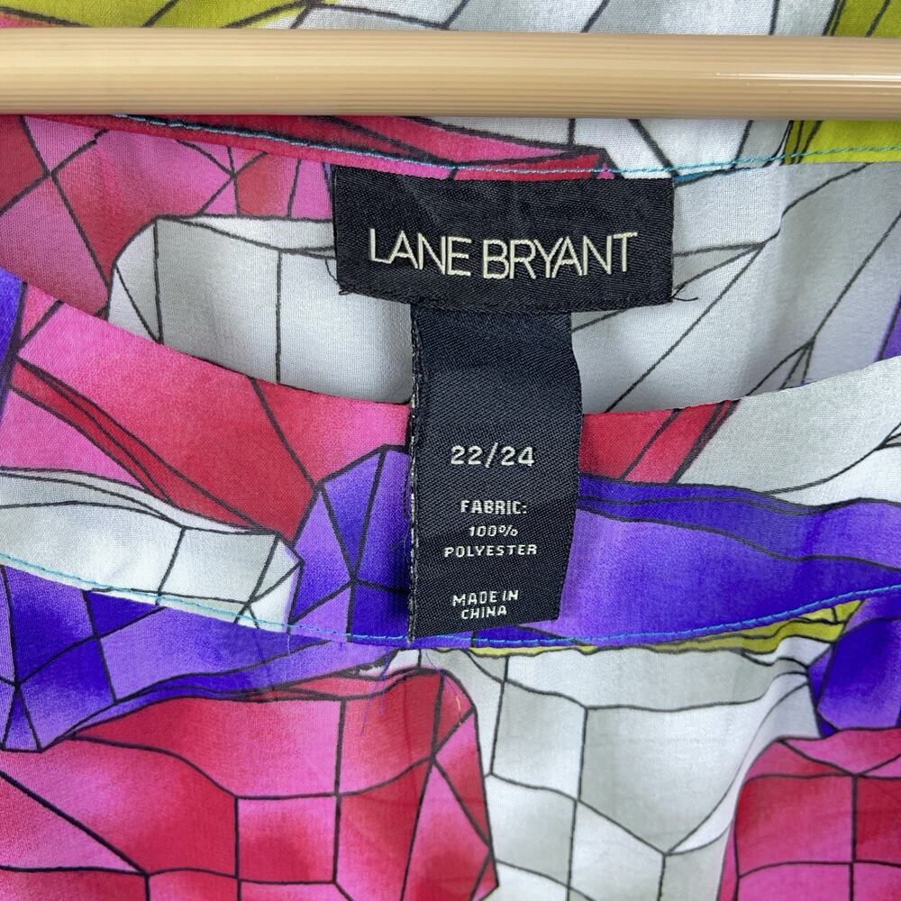 Lane Bryant Geometric Prism Jewel Dress Size 22/24 Resortwear Dopamine Dressing - Picture 3 of 9